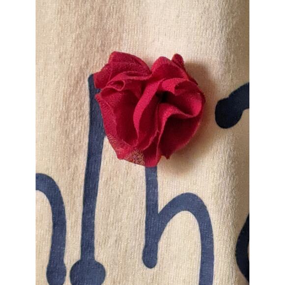 Hanna Andersson Girl's Yellow Booma Tulle Floral Top Size 140 (10) - Picture 3 of 4